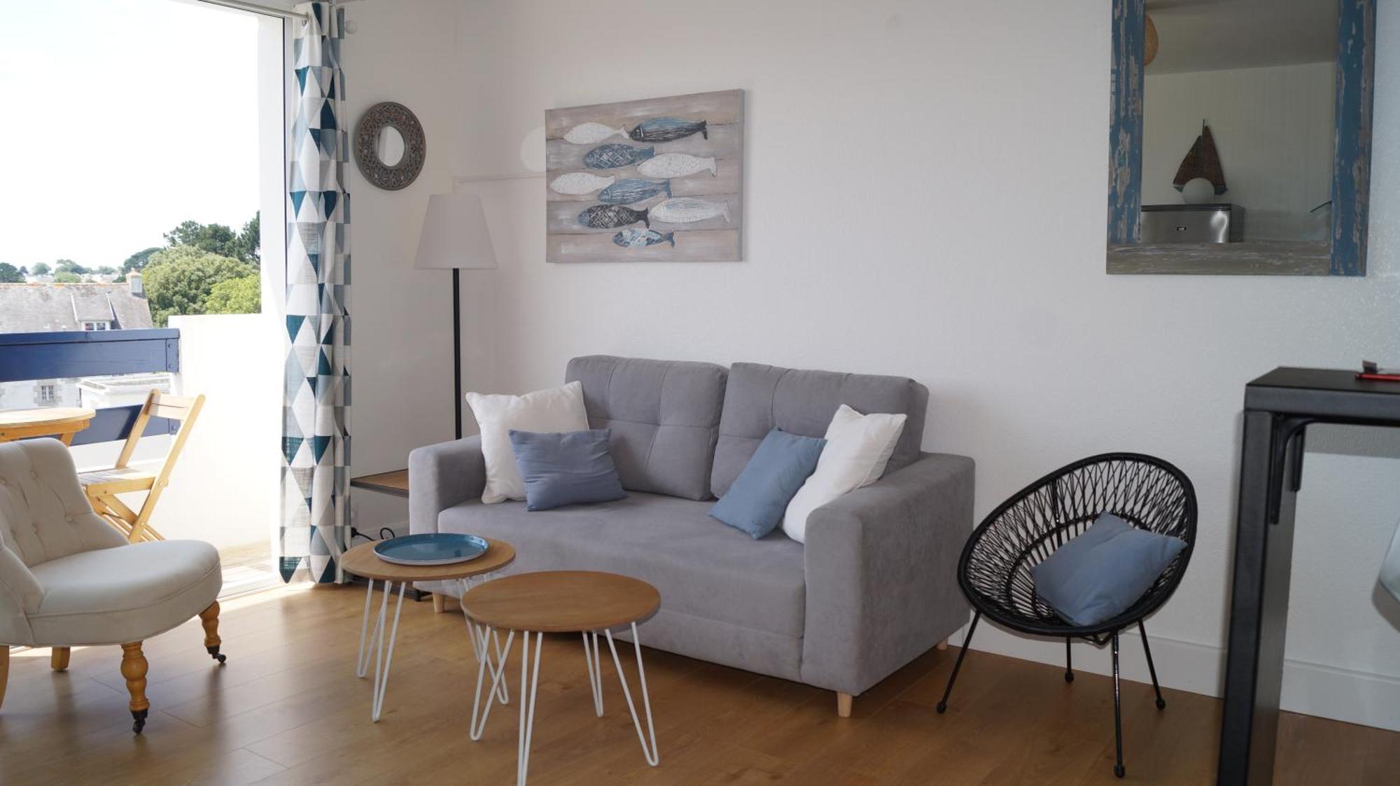 Appartement Vue Mer Benodet Bagian luar foto